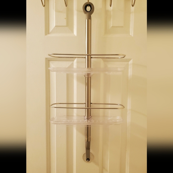 Simplehuman 2 Shelf Shower Caddy - Picture 1 of 8